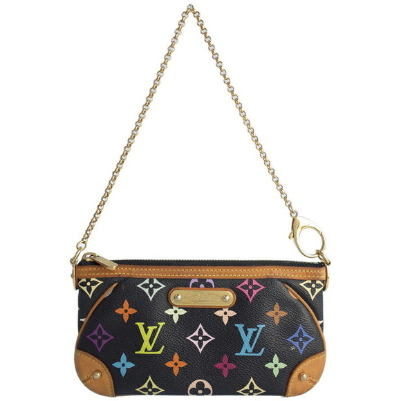 Louis Vuitton Multicolor Damier Pouch Milla Pochette Accessory MM - Picture 1 of 5